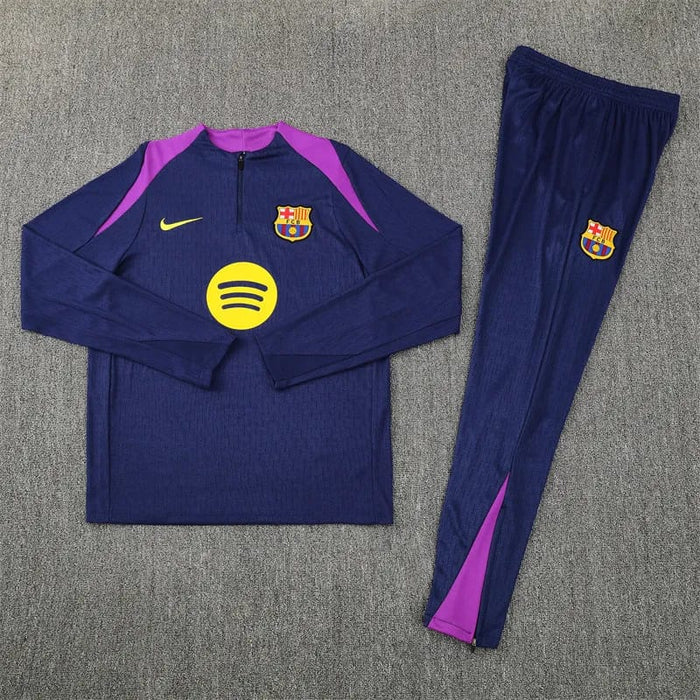 Barcelona Navy Purple Training Tracksuit