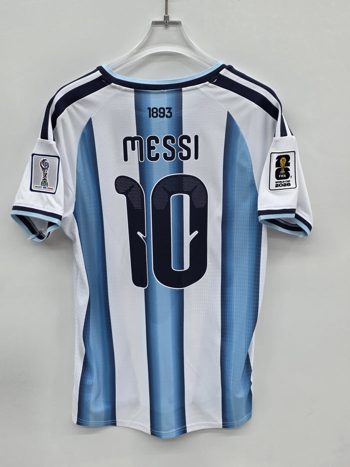 Argentina Retro Pattern Shirt - Messi #10