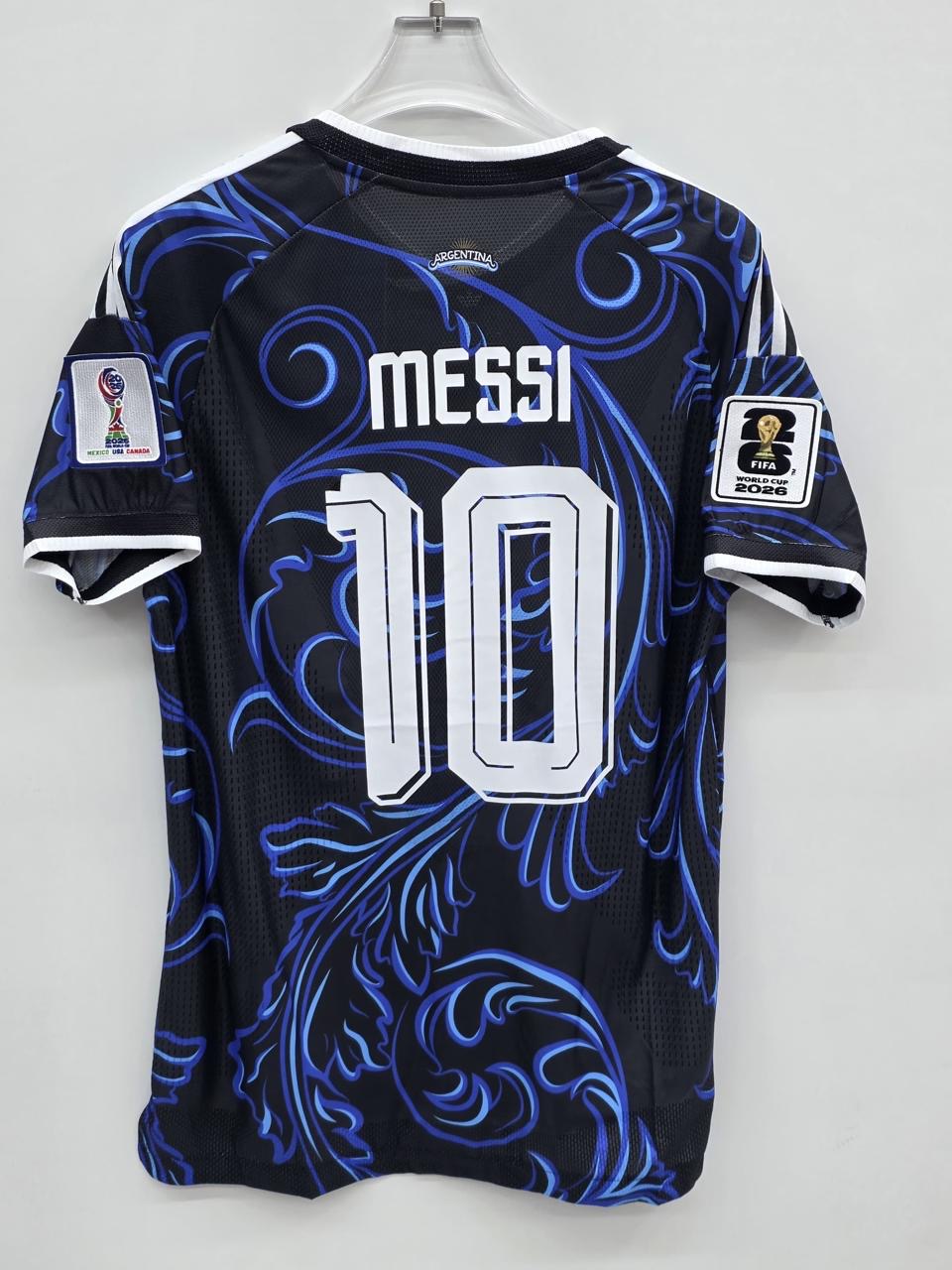 2026 Argentina World Cup Black Football Shirt
