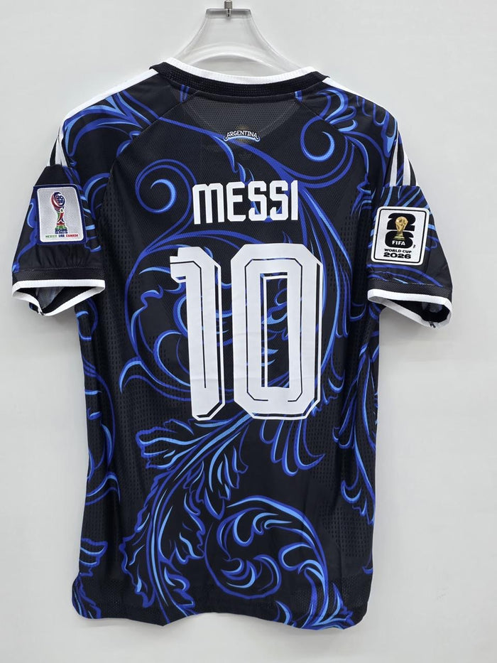 2026 Argentina World Cup Black Football Shirt