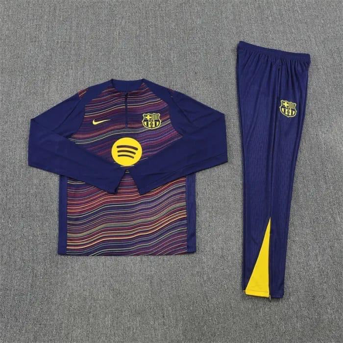 Barcelona Navy Striped Tracksuit
