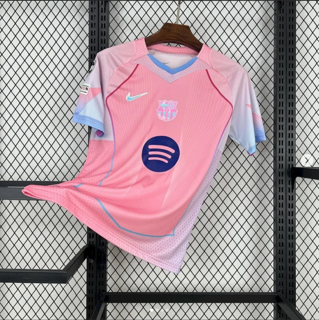 Barcelona Pink Gradient Home Football Shirt