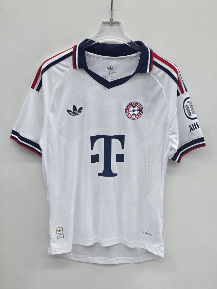 Bayern Munchen White Away Football Shirt
