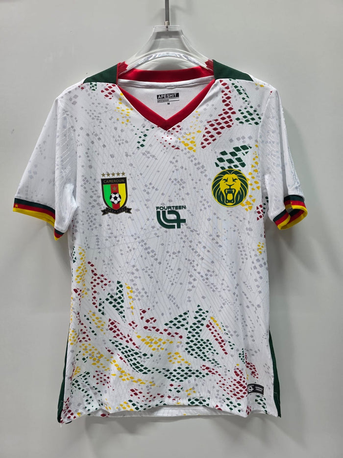 Cameroon White Home Football Shirt