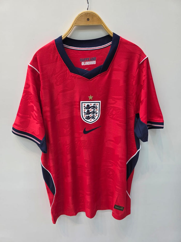 England Red Away Football Shirt