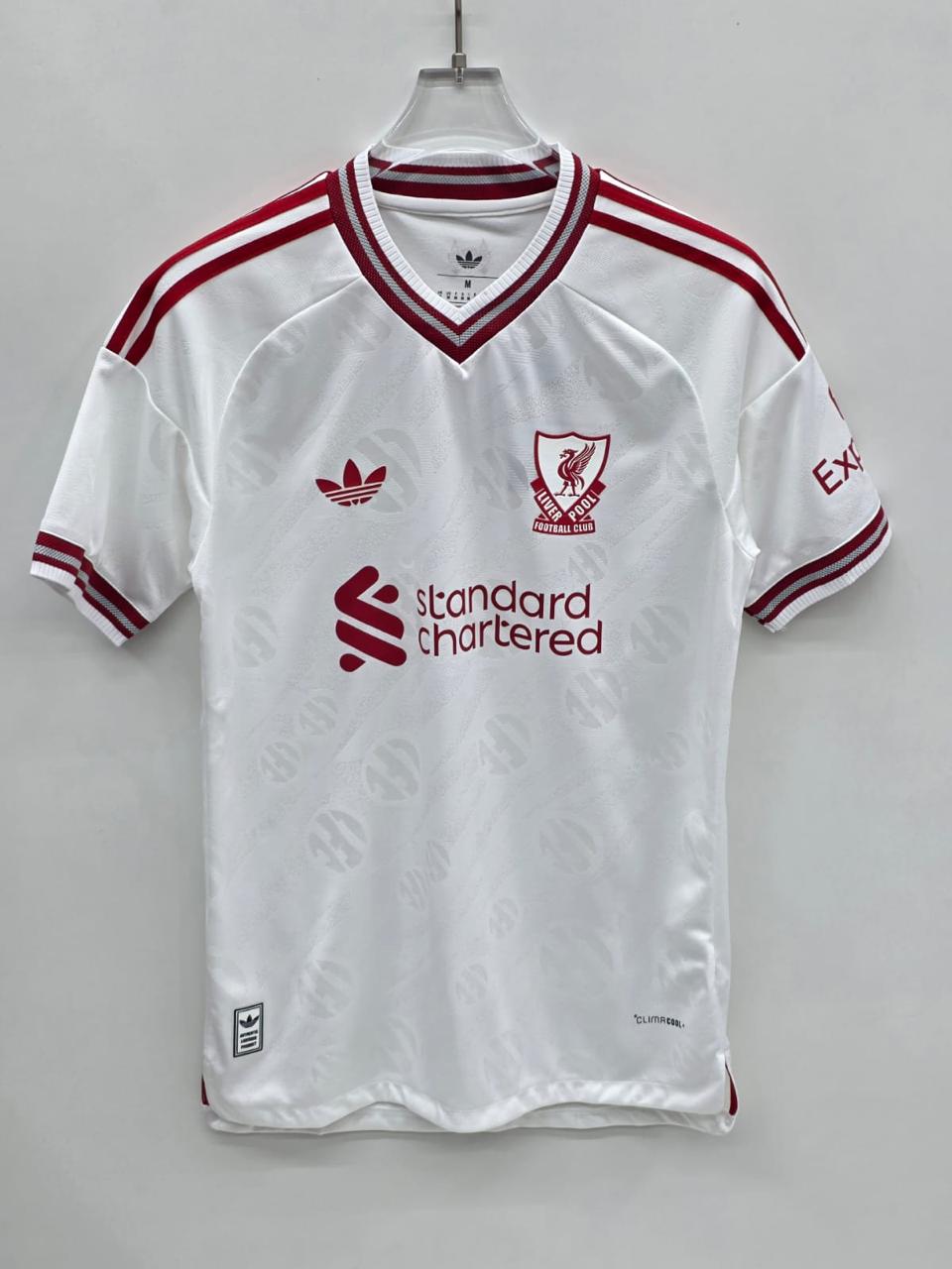 Liverpool White Away Football Shirt