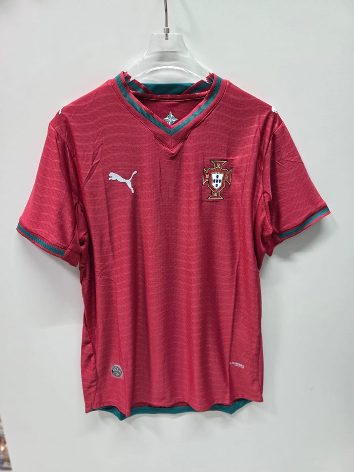 Portugal Maroon Home Football Shirt