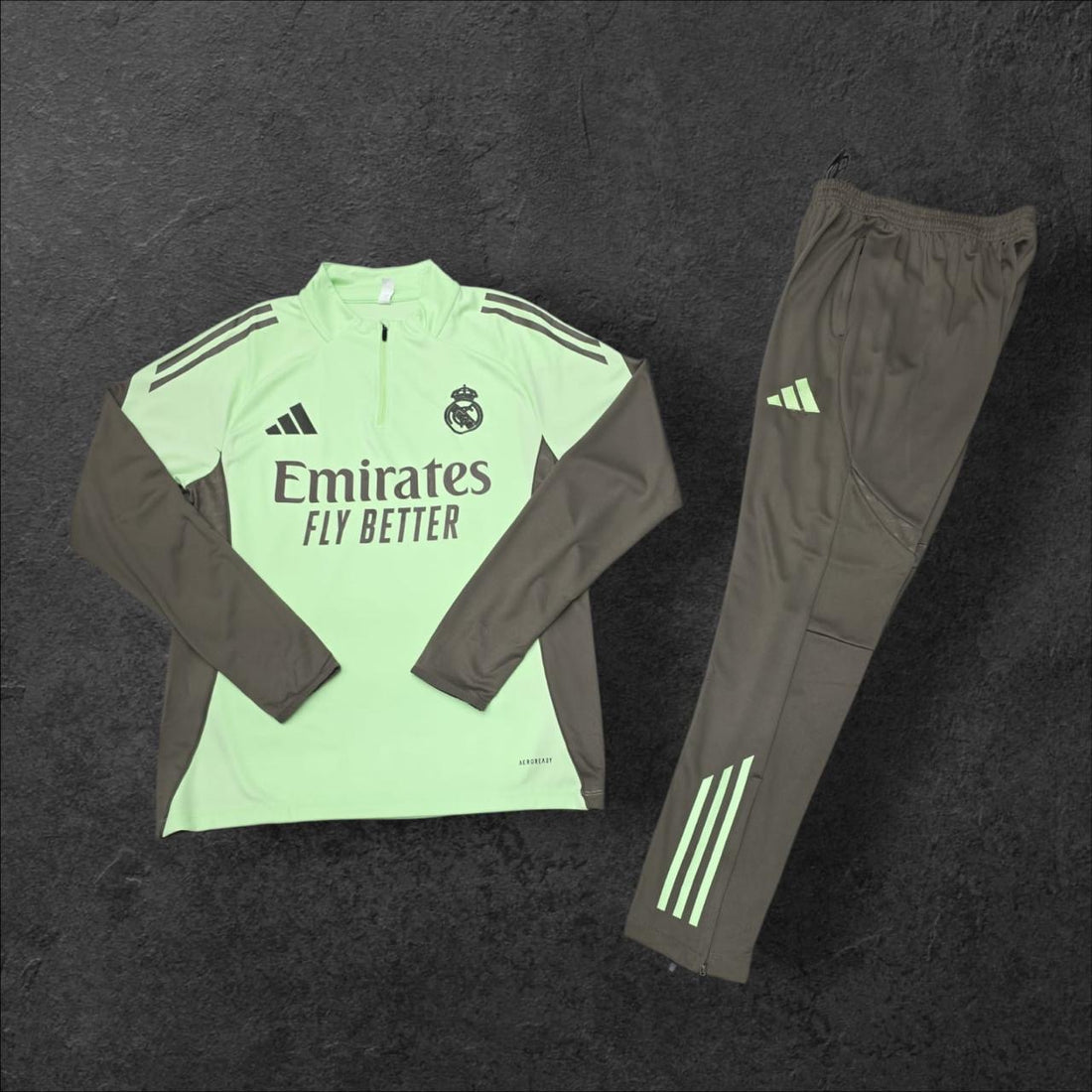 Real Madrid Mint Olive Tracksuit
